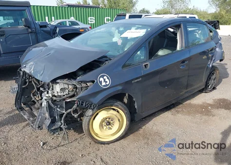 2011 Toyota Prius Three из США, поврежденный, VIN JTDKN3DU8B0314393